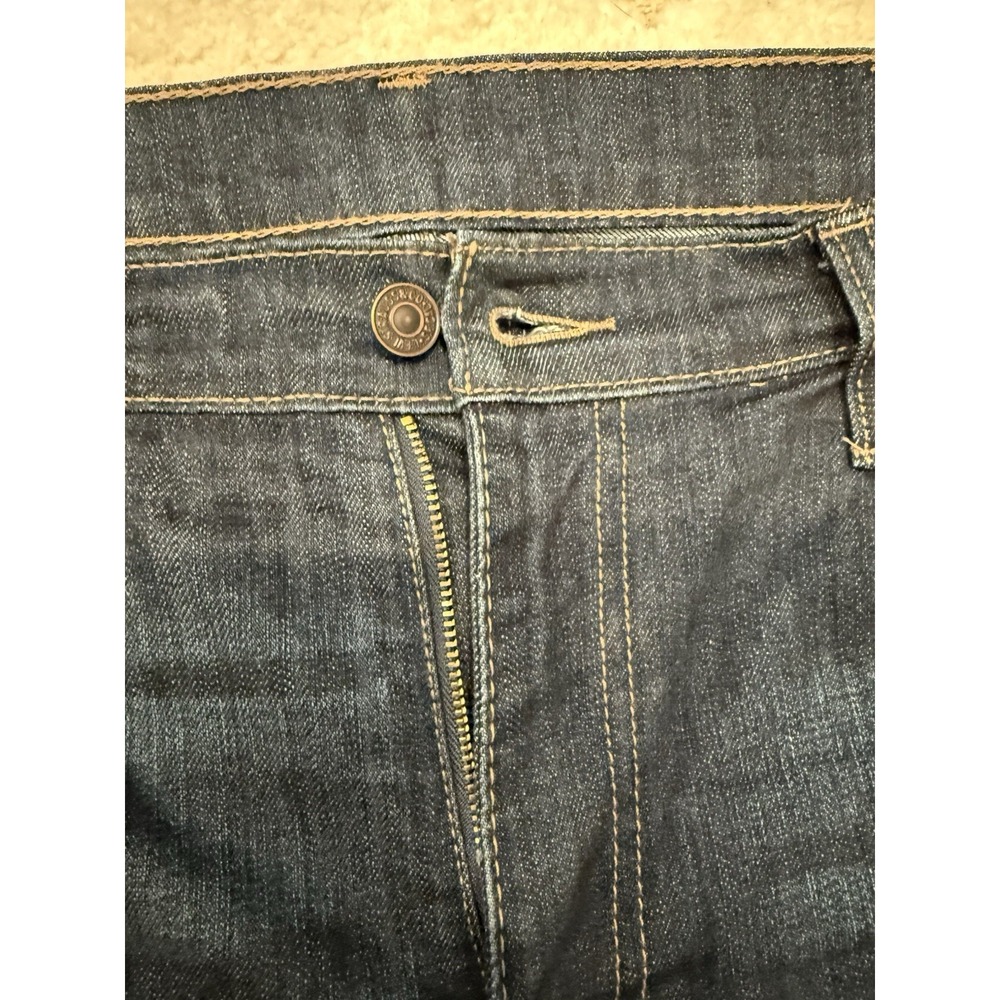 Levis 511 Jeans Slim Fit Dark Wash Denim Mens 38x30 Blue - Picture 5 of 7